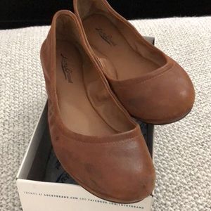 Tan Leather Flats